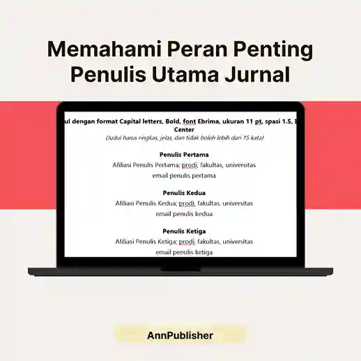 penulis utama jurnal